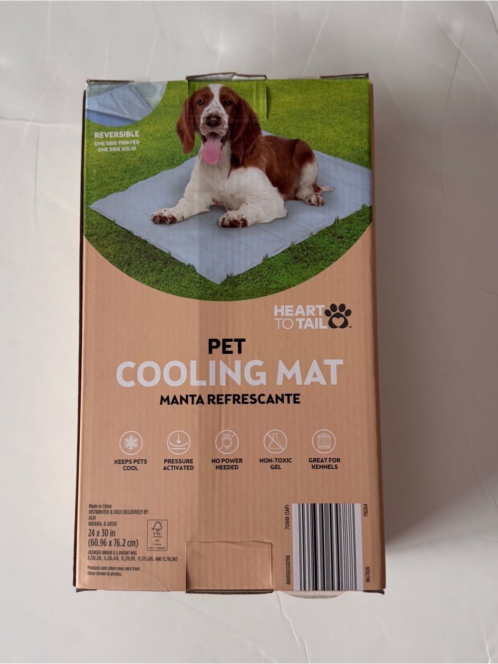 Two Heart to Tail Pet Cooling Mats - Picture 2 of 6